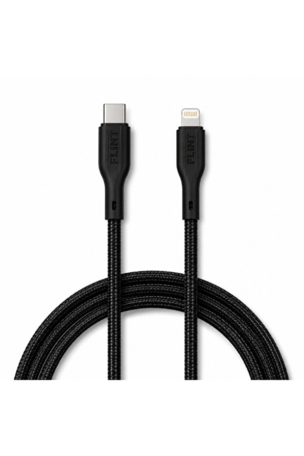 كابل شحن USB إلى Lightning طراز FL-101 بطول 1.2 متر - شحن سريع ومزامنة لأجهزة آيفون وآيباد، تصميم متين