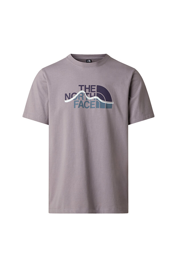 Mountain Line Men's Gray T-Shirt