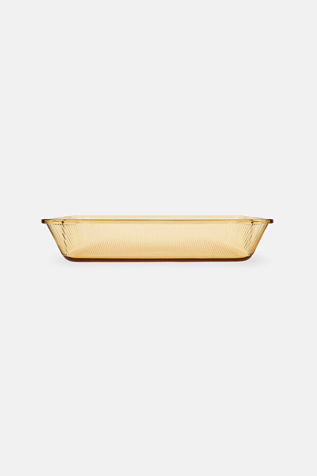 Rectangle Glass Bakeware, Crystal Brown - 1
