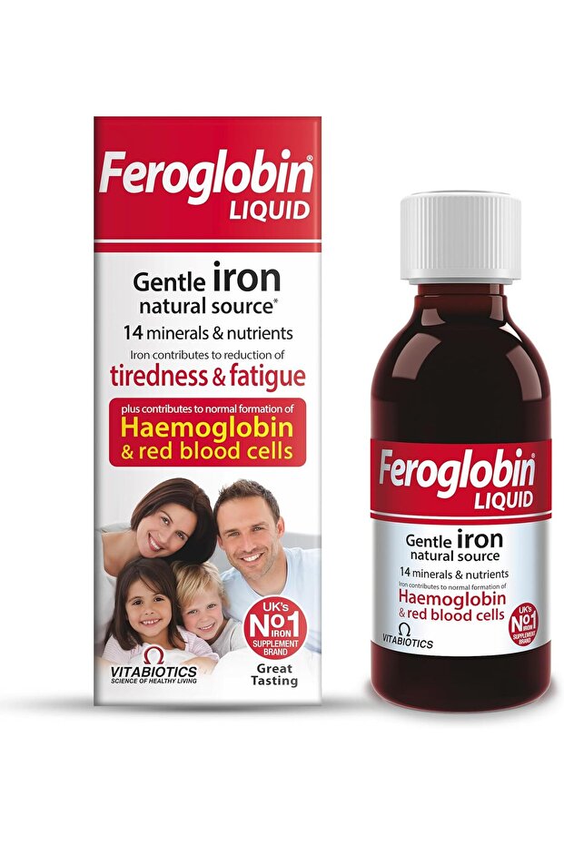 Vitabiotics Liquid Iron Honey & Orange | Gentle Iron for Deficiency &