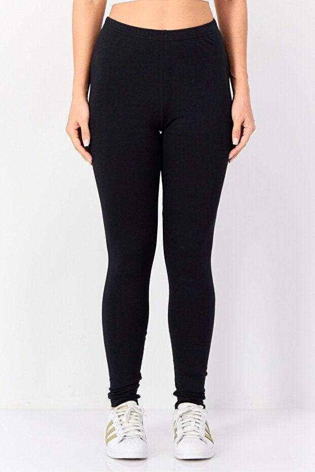 Women 2 Pieces Plain Leggings, Multicolor