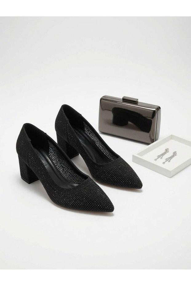 Women's Heeled Evening Dress Shoes