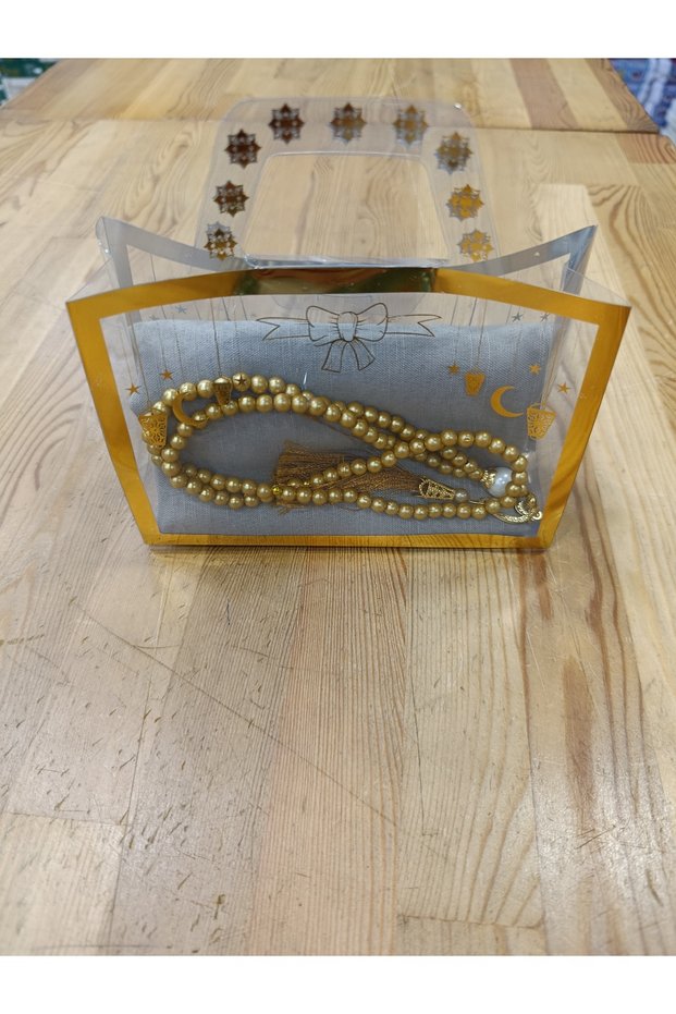 Headscarf and Prayer Beads Set with Prayer Beads as a Gift | Hajj Umrah Circumcision Mother of the Child Dowry Mevlüt Gift