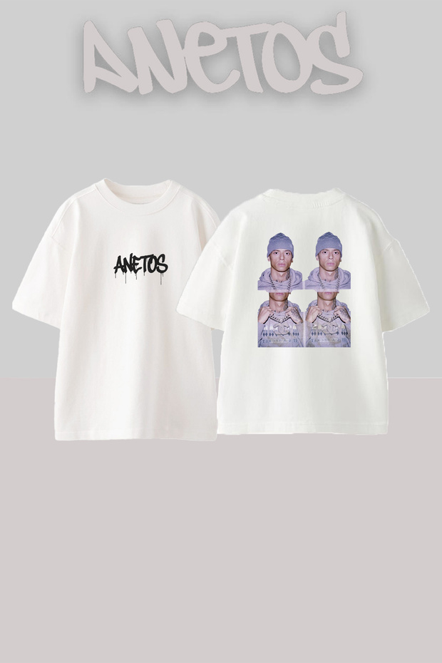 Central Cee_21 Design Printed Unisex Oversize White Tshirt