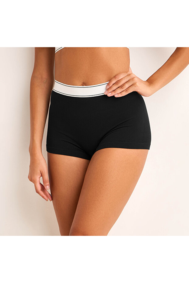 Intimates Boyshorts with Contrast Waistband