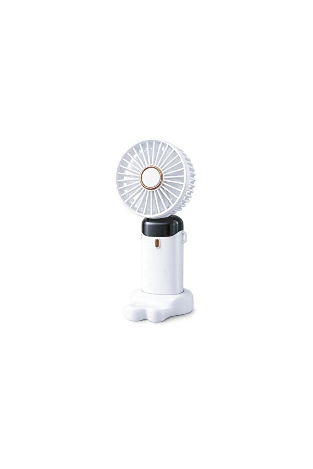 Portable Mini Handheld Fan with LED Display, 800mAh Rechargeable USB Desk Fan, Lightweight Cooling Fan