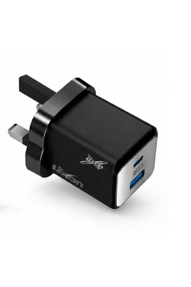 شاحن حائط IkonX A-001 بقوة 45 واط - منفذان مع دعم بروتوكول الشحن فائق السرعة