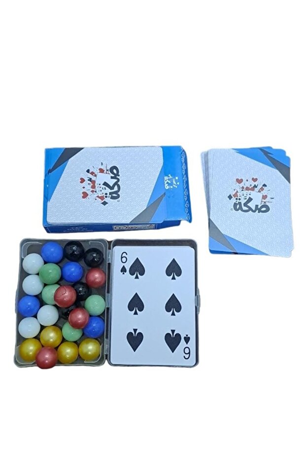 Strong And Durable Jackaroo Card Game For 4 People With 16 Marbles