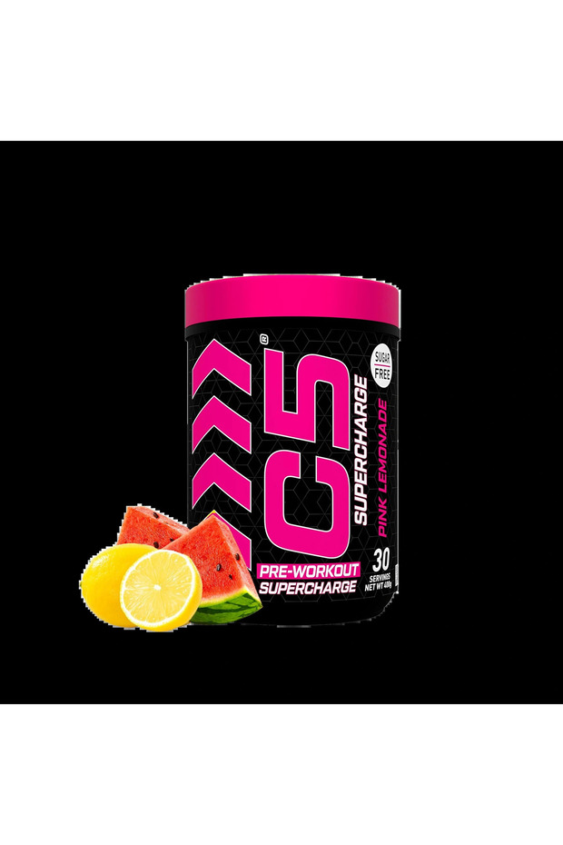 Supercharge Pre Workout Powder Pink Lemonade - Pre-Workout & Performance