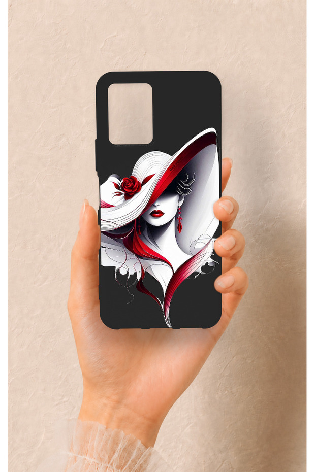 Vivo Y33S Compatible Mademoiselle Patterned Silicone Case