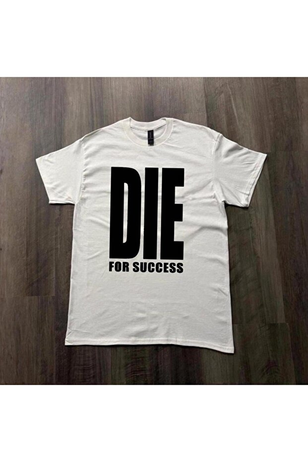 تي شيرت مطبوع عليه Die For Success للجنسين مقاس كبير