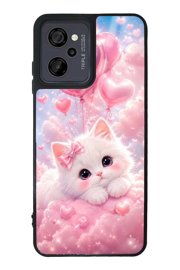 Casper M45 Cupid Cloud Kitty Design Glossy Phone Case