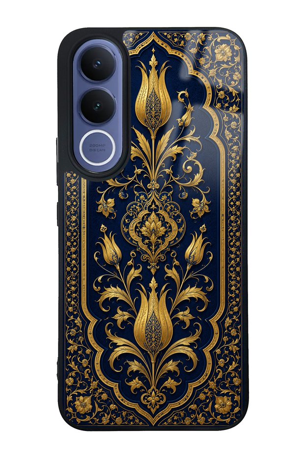 Vivo V70 Fe Sapphire Ottoman Gold Design Glossy Phone Case