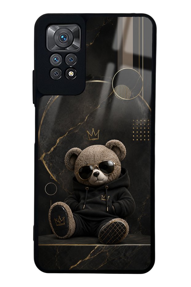 Xiaomi Redmi Note 11 Pro Royal Teddy Design Glossy Phone Case