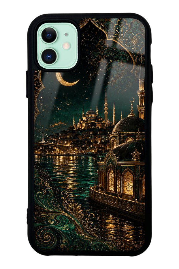 iPhone 11 Emerald Bosphorus Palace Design Glossy Phone Case