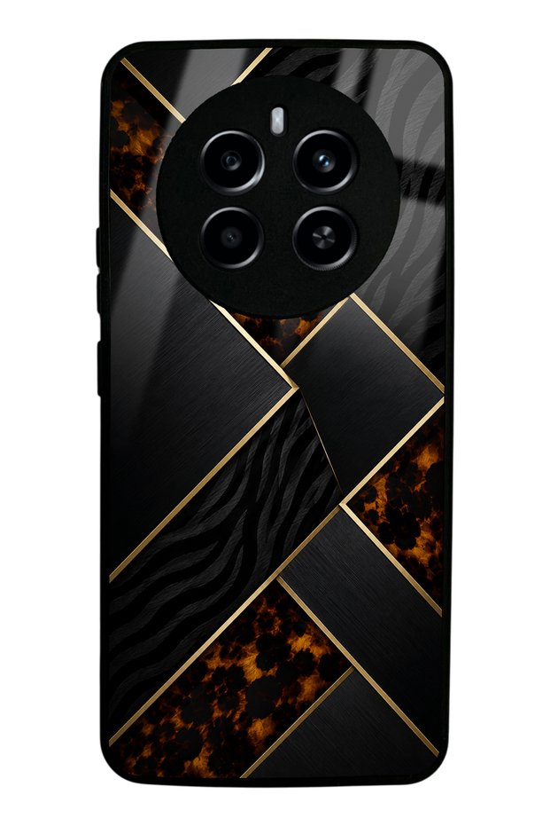 Realme 12 Noir Mosaic Design Glossy Phone Case