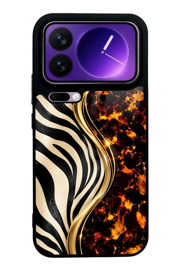 Xiaomi 17 Pro Max Noir Safari Design Glossy Phone Case