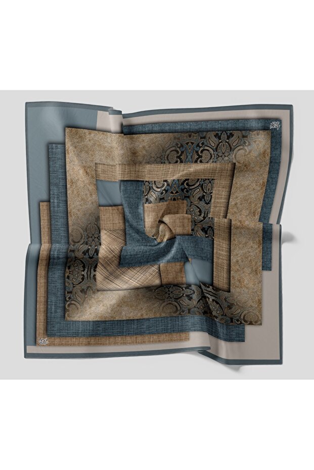 New Season Trend 90X90 Shimmering Crystal Scarf Timeless Model