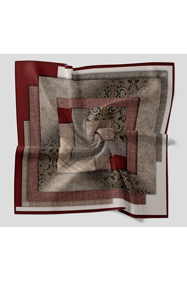 New Season Trend 90X90 Shimmering Crystal Scarf Timeless Model