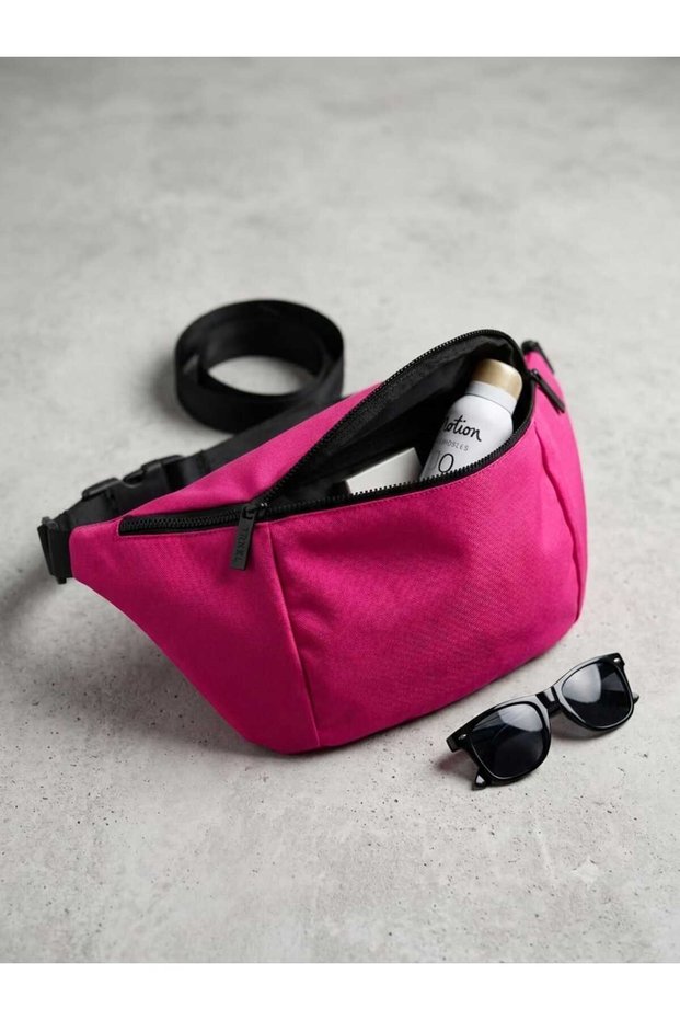 Modern Daily Sports Water Repellent Large Size Crossbody Adjustable Strap Body Bag Waist and Shoulder Bag