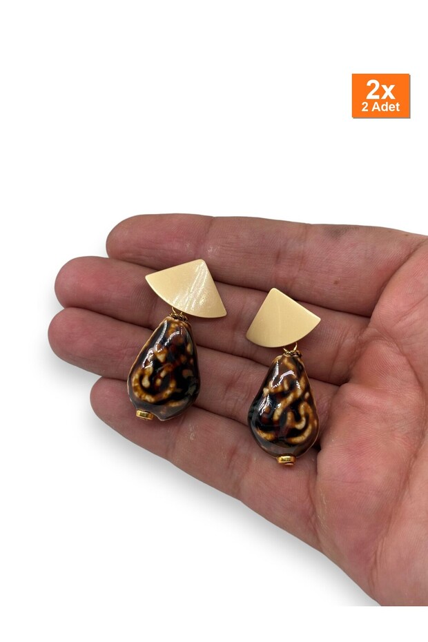 أقراط مصنوعة يدويًا بتصميم خاص كهدية