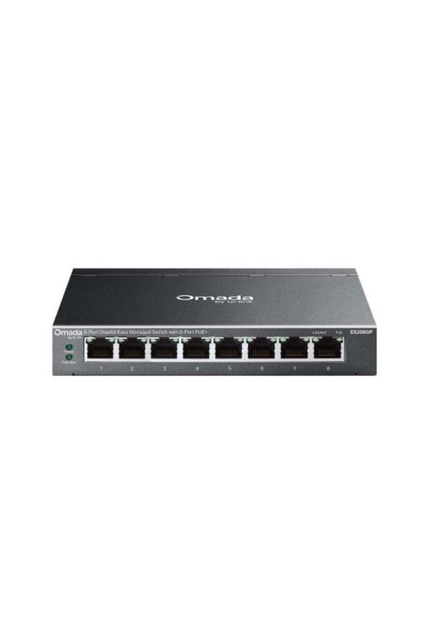 TP-LINK ES208GP 8 منافذ قابلة للإدارة 64W POE SWITCH