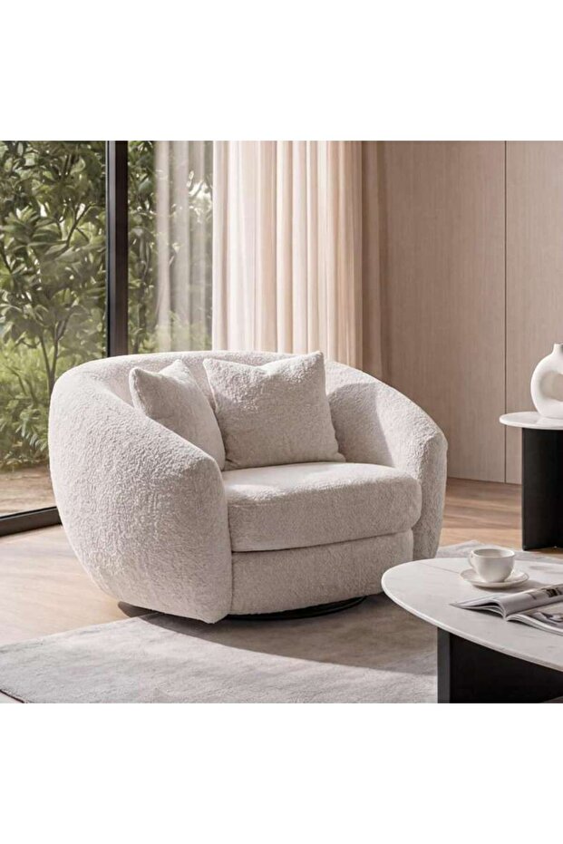 MOVER SINGLE SEATER SOFA SWIVEL - BEIGE