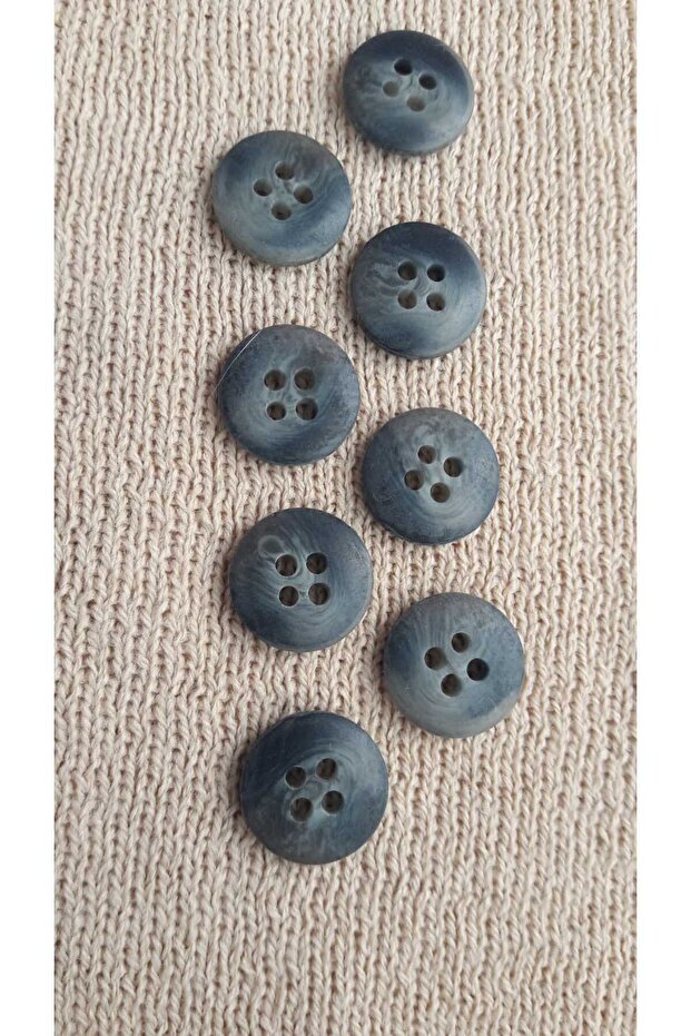 Polyester Button 15 mm 8 Pieces