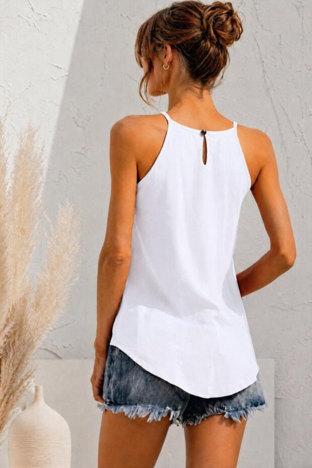 Women's Back Detail Sleeveless Athlete Blouse