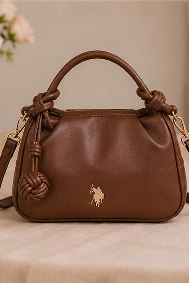 USPA BOSTON BAG US6552,L.BROWN