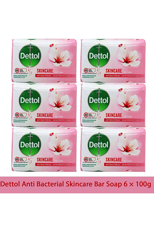 Anti Bacterial Skincare Bar Soap 6 × 100 g