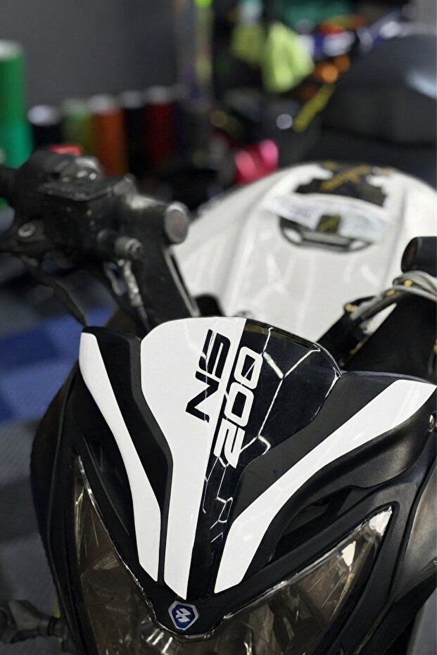 3 Pieces Head Detail Sticker Set for Bajaj Pulsar Ns200