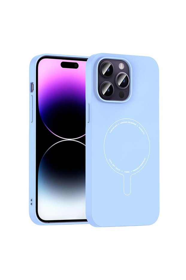 Apple iPhone 14 Pro Max Compatible Case Airfit Magsafe Blue
