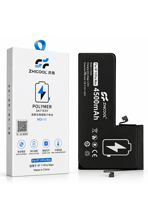 بطارية ايفون 11 Pro Max سعه مطوره 4500mAh من زيكوول-ZHiCOOL