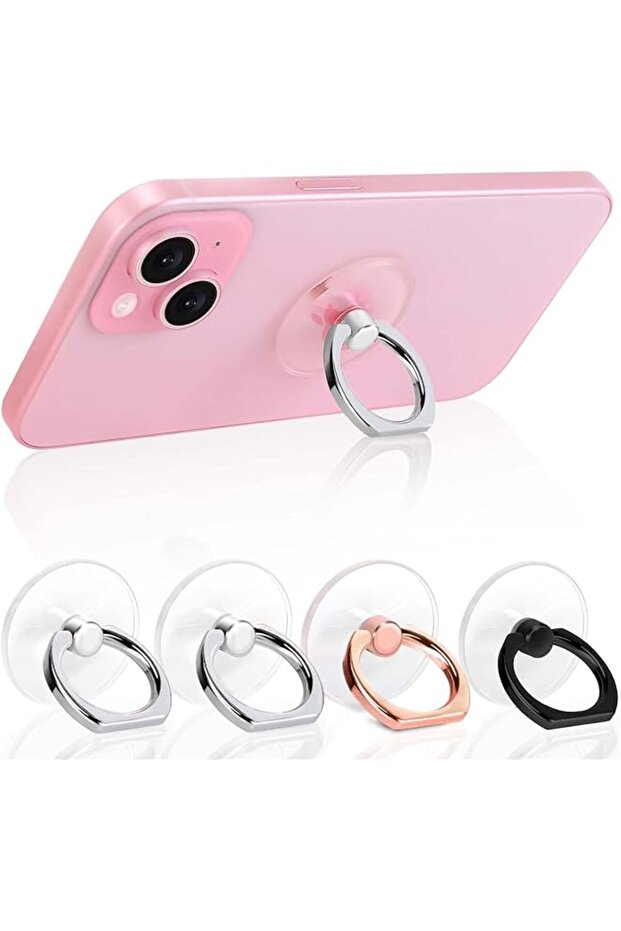 Transparent 360° Rotating Phone Ring Holder