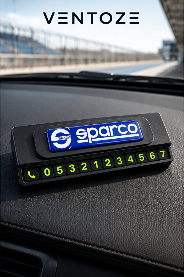 هاتف SPARCO للركن المؤقت مع شعار الشركة