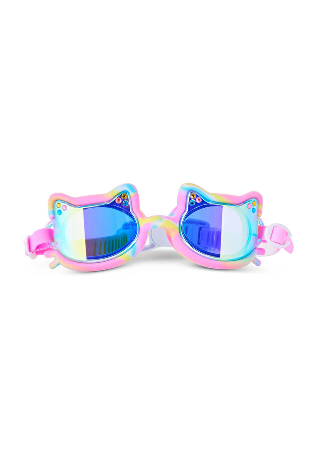 Tie Dye Tabby Meow - Children's Swimming Goggles