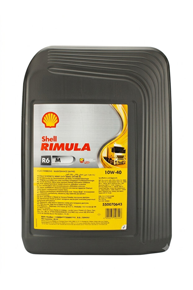 RİMULA R6 M 10W40 20LT