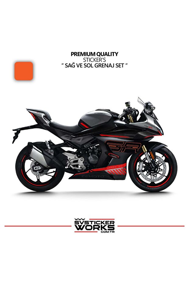 CFMOTO 450SR ملصق جريناج مجموعة اليسار الأيمن نموذج ملصق ملصق عالي الجودة