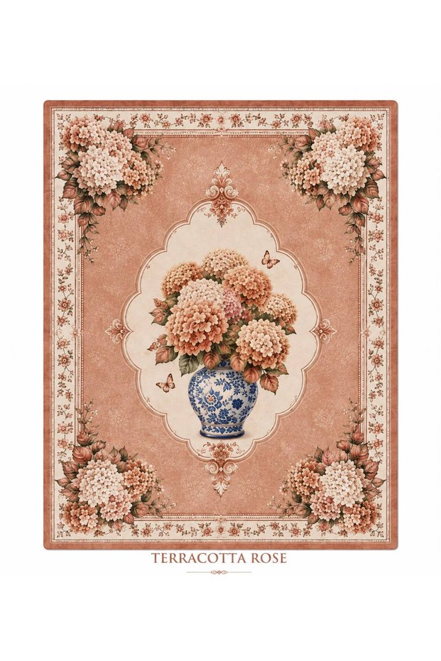 Eta Traditional Patterned Modern Woven Base Decorative Carpet Sdtamor2793