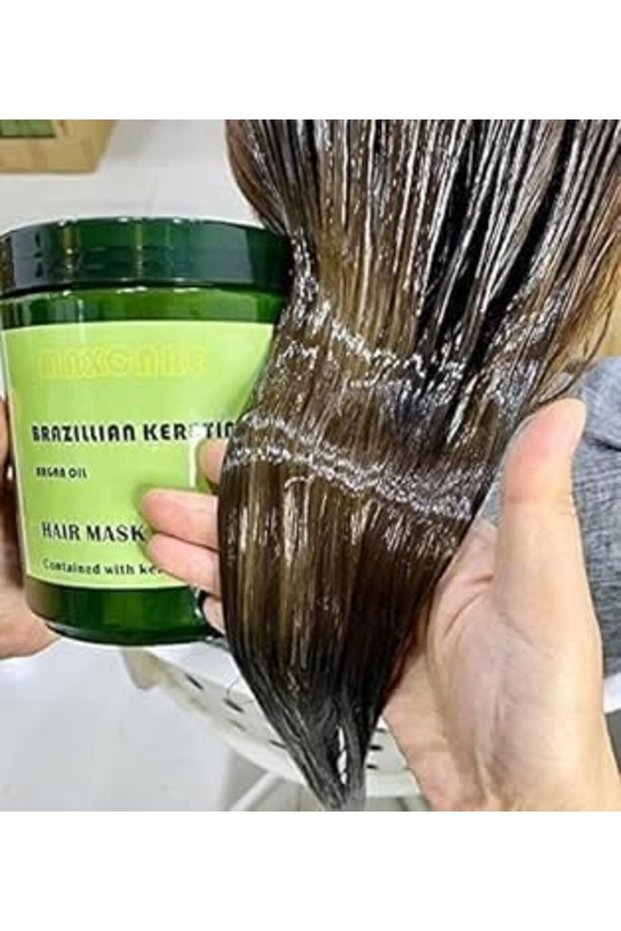 Max Care Hair Mask Brazillian Keratin Argan Oil with Keratin Protein - 1000 Ml