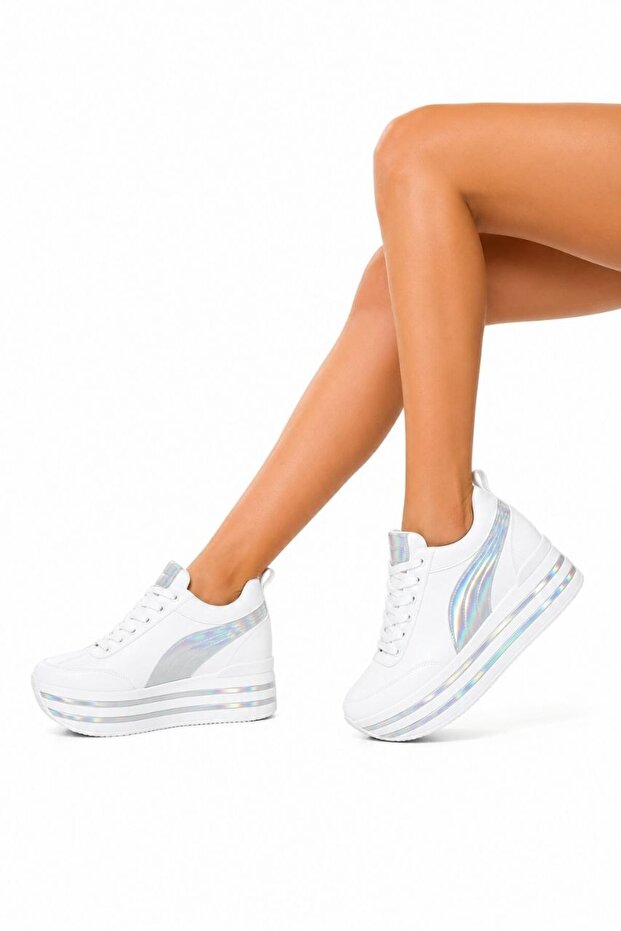 Women's High Hidden Heel Sneakers
