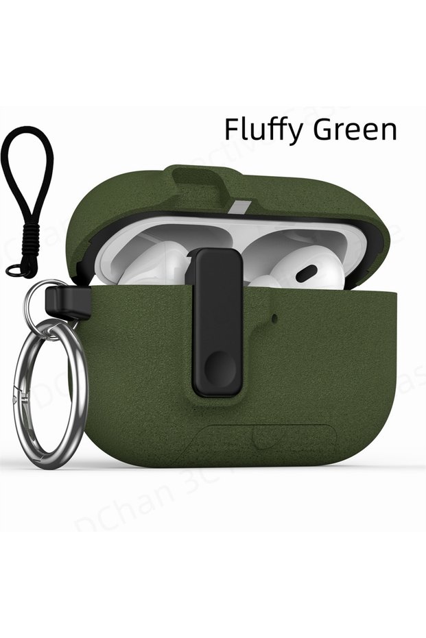for AirPods Pro 3 D11-G10-green For AirPod Pro 3 Case with Keychain Lanyard Anti Loss Headphone Cove
