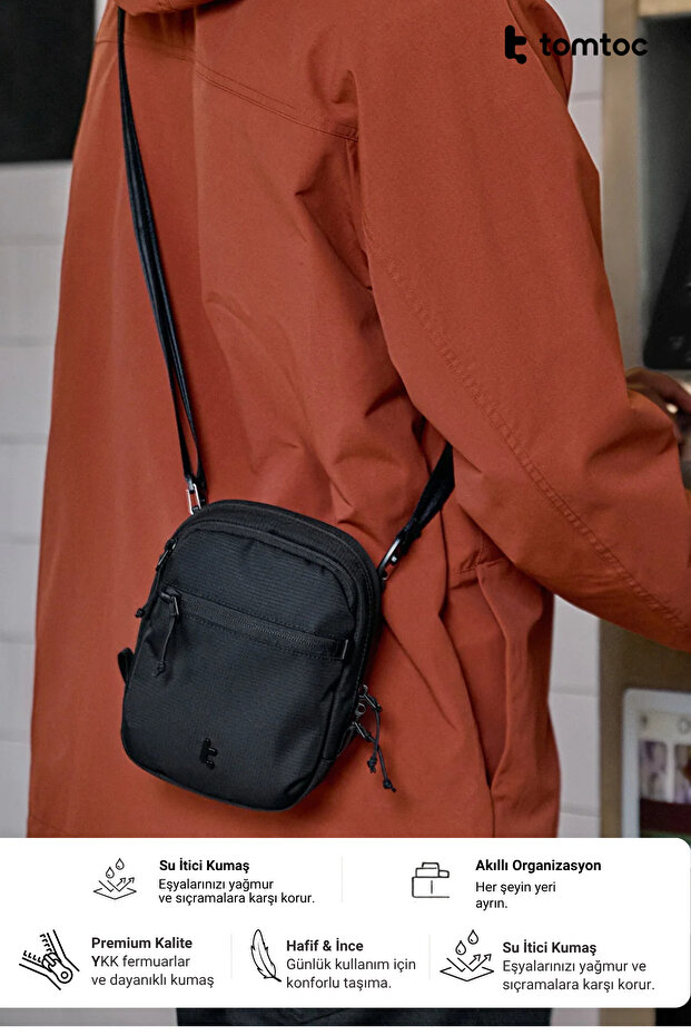 Aviator Series T37 1.3L Black Accessory Handbag - T37S1D1