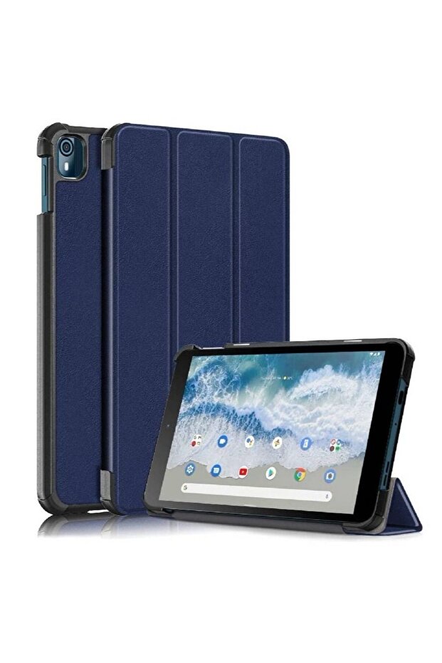 Trifold Slim Stand Cover Hard Shell Folio Lightweight Case Smart Cover for Nokia T10 Tablet