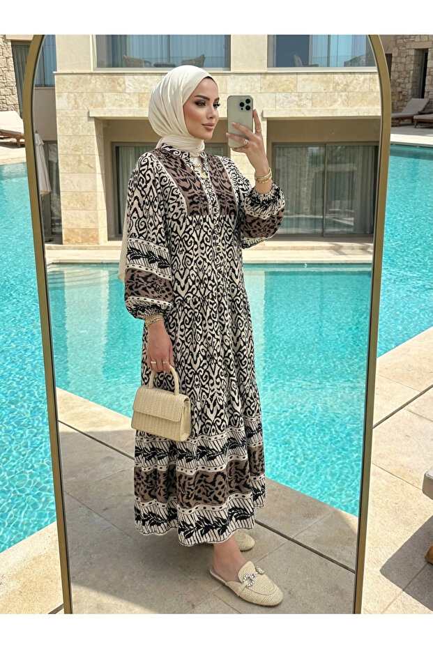 Women's Viscose Daily Hijab Dress