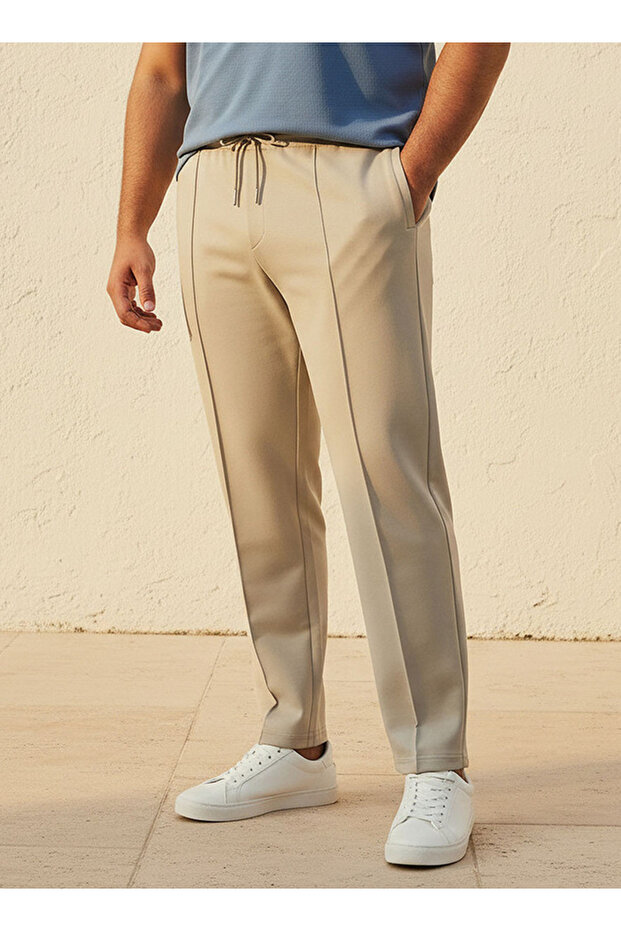 Plus Regular Fit Joggers Drawstring Closure