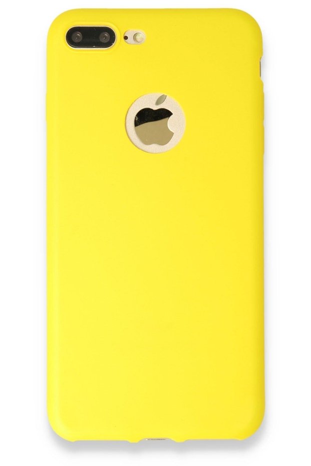 iPhone 7 Plus Compatible Case Yumauask Colorful Flexible Premium Rubber Silicone - Yellow