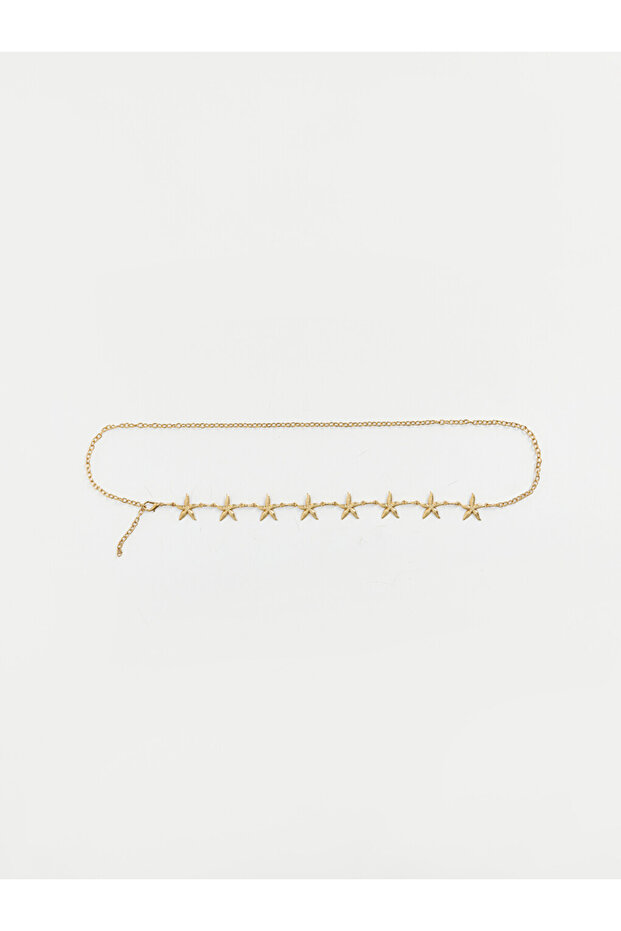 Star Figured Women's Chain Belt for Style Enthusiasts from Uzg Store