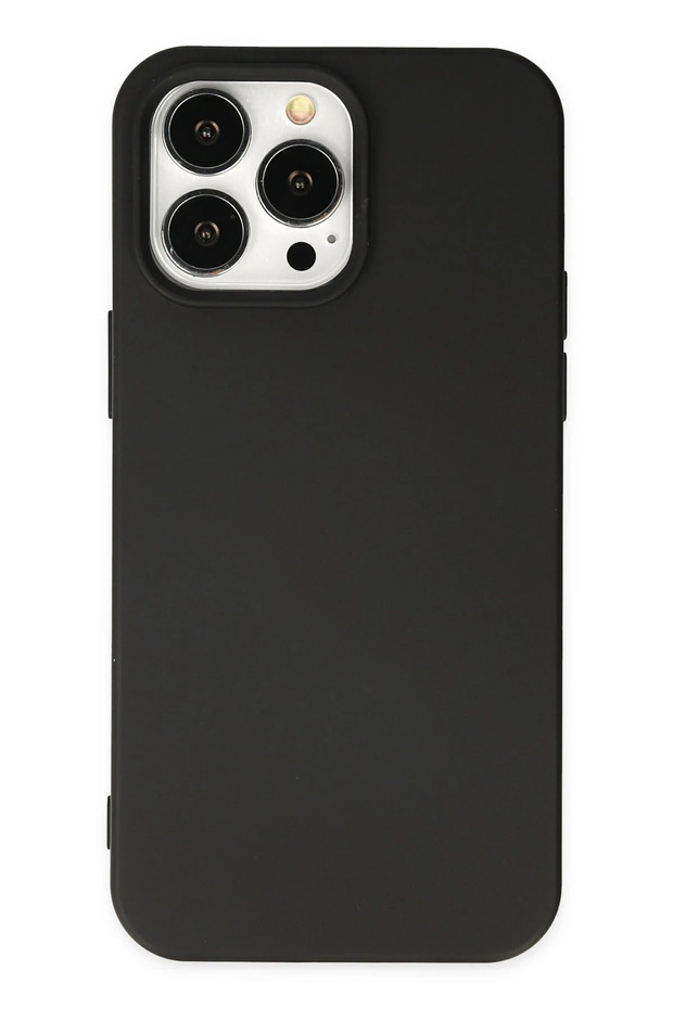 Aconcept iPhone 15 Pro Case Nano Velvet Silicone (204529) - Black